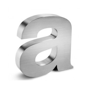 Gümüş Krom Kutu Harf